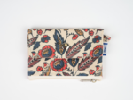 Mini pochette porte-monnaie plumes d'été