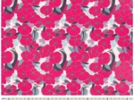Coupon tissu enduit de 35cm  ex2440 coton d'or fuchsia