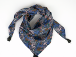Petit foulard pompon monet lilas