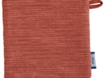 Carré Démaquillant Lavable gaze lurex terracotta