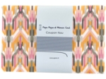 Coupon tissu 1 m ikat ocre