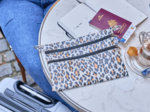 Pochette plate Aloïs leopard
