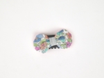 Barrette Noeud Anti-Glisse pastel fleuri