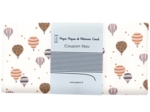 Coupon tissu 50 cm montgolfiere