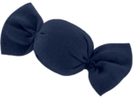 Petite barrette mini bonbon bleu marine