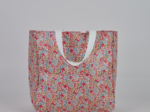 Sac cabas shopping porcelaine rosée