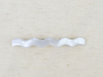 Barrette Vague Longue blanc nacré
