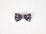Barrette ruban petit  monet lilas
