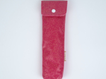 Pochette brosse à dents fuchsia pailleté