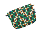 Mini pochette tissu carré d'art