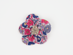 Petite Barrette Pétales de Fleur Lavandula Fuchsia ex2543