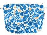 Pochette tissu passion bleue