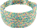 Bandeau fichu Enfant pâquerette vintage