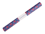 Coupon tissu enduit de 35cm  ex2544 shanti bleu