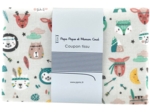 Coupon tissu 1 m animaux sioux  ex1082