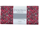 Coupon tissu 50 cm ex2481 seventies rouge