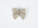 Barrette Mini Noeud Papillon  lin pailleté