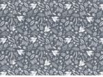 Coupon tissu 50 cm papillons de nuit ex1091