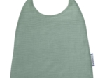 Serviette enfant élastique gaze vert sauge