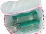 Sac Lunch Isotherme herbier rose
