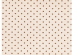 Tissu coton au mètre ex2657 pois écru chocolat