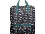Sac à dos pliable Gaby jurassic dino marine