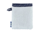 Mini-Gant Démaquillant broderie anglaise marine
