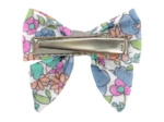 Barrette Mini Noeud Papillon pastel fleuri