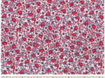 Tissu jersey rouge corolle