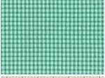 Tissu enduit au mètre vichy vert menthe
