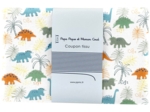 Coupon tissu 1 m dinosaures ex1061