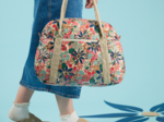 Sac bowling cerise en fleur