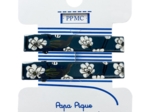 Barrette croco moyenne paradis bleu cr062