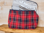 Vanity grand tartan rouge