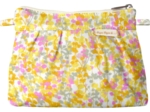 Mini pochette plissée mimosa jaune rose