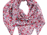 Foulard pompon rouge corolle