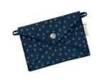 Petite pochette enveloppe bulle bronze marine