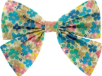 Barrette noeud papillon pâquerette vintage