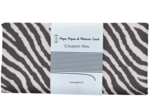 Coupon tissu 50 cm zèbre