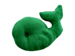 Barrette Baleine vert vif