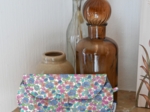 Etui à lunettes pastel fleuri