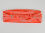 Bandeau croisé vichy orange fluo