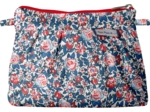 Mini pochette plissée london fleuri