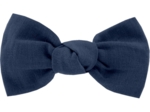 Barrette petit noeud bleu marine