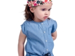 Bandeau fichu Enfant champ floral