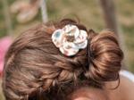 Petite Barrette Pétales de Fleur douceur des bois