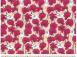 Coupon tissu 50 cm paradis fuchsia ex1111