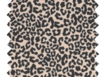 Tissu jersey léopard beige noir