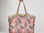 Sac cabas moyen cerise en fleur