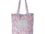 Sac tote bag boutons rose